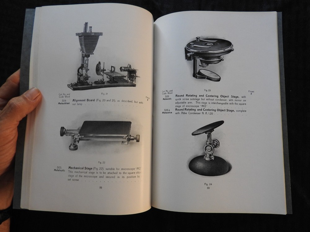 1925 E. Leitz Microscopes Accessory Apparatus Grinding Machines Catalog NEW YORK