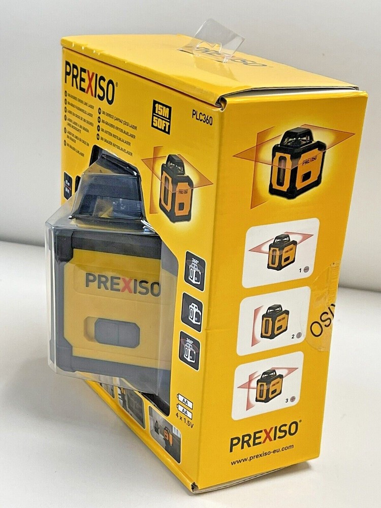 PREXISO 360-degree Cross Line Laser PLC360