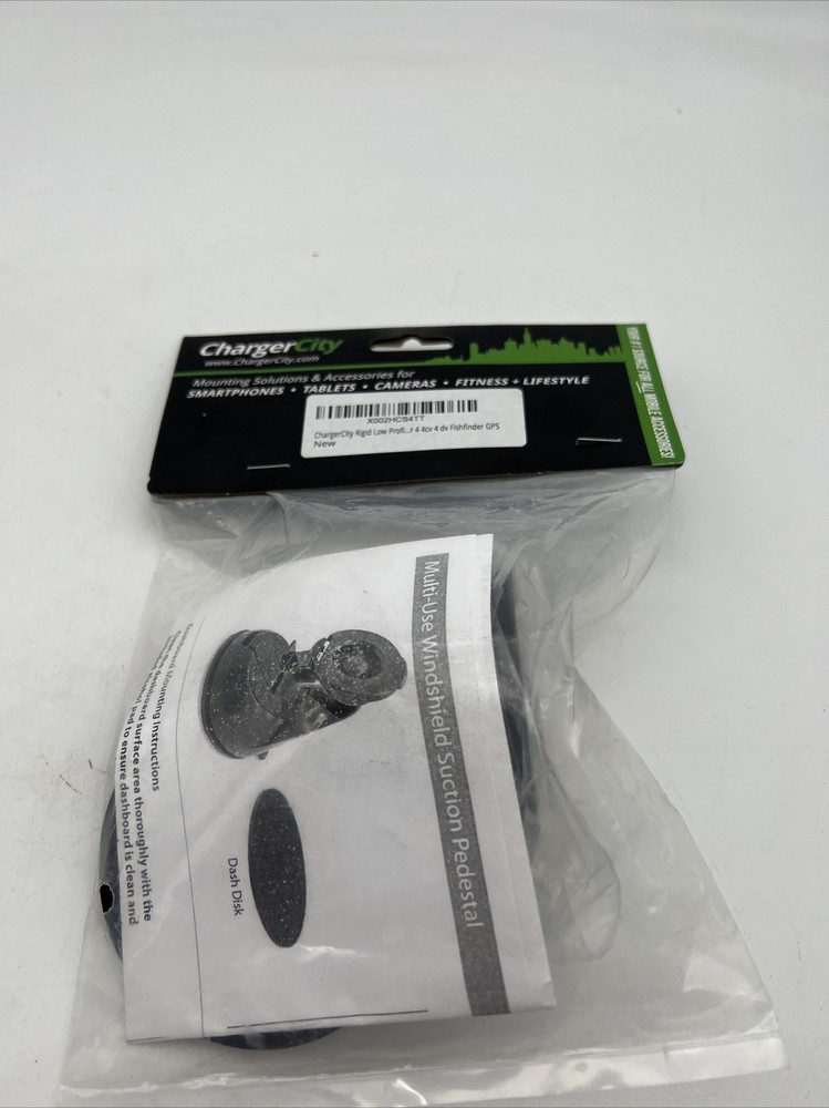 ChargerCity Multi-Use Windshield Suction Pedestal Low Profile