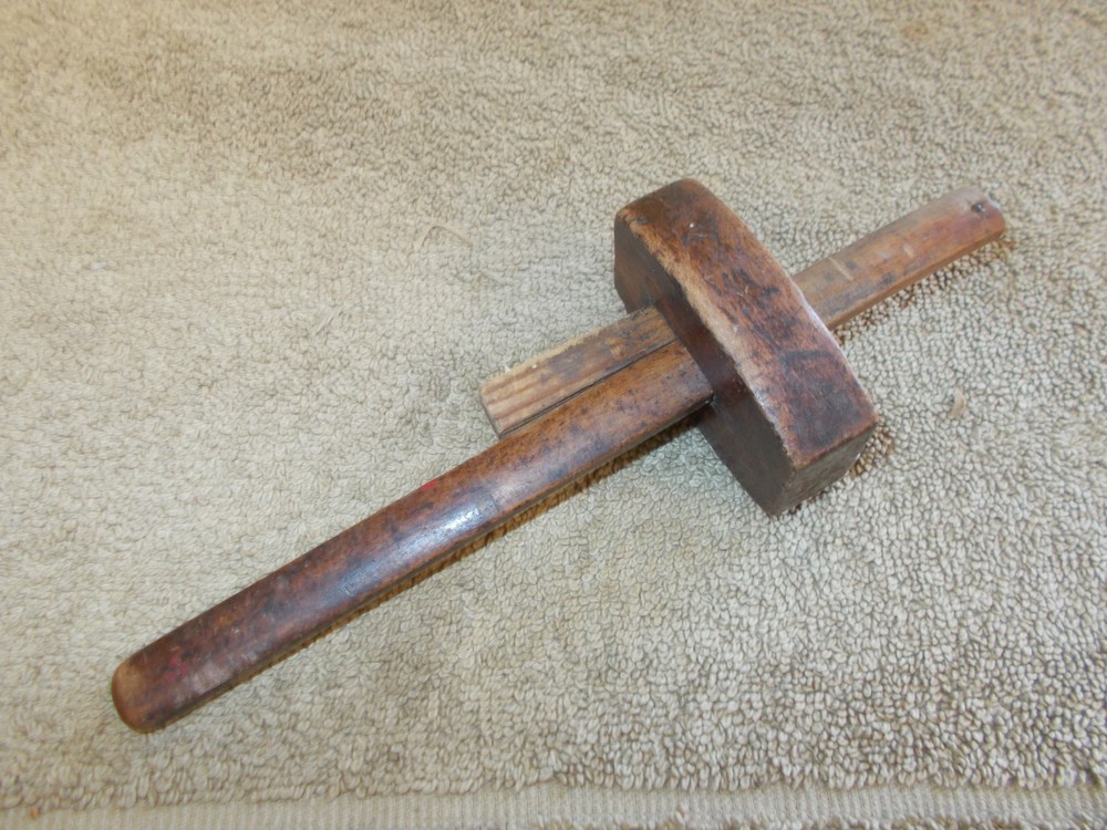 VTG WOOD MARKING SCRIBE MORTISE SCRATCH CARPENTER TOOL GAUGE