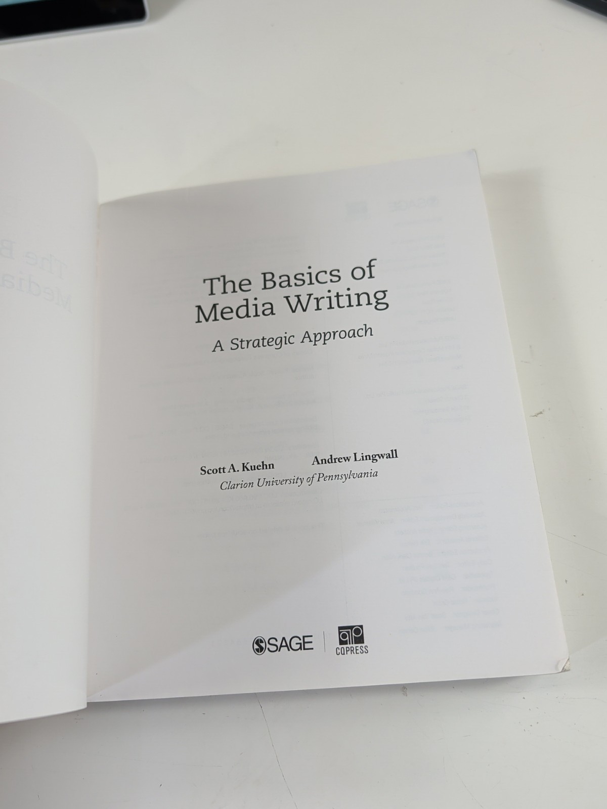 The Basics of Media Writing: A Strategic Approach