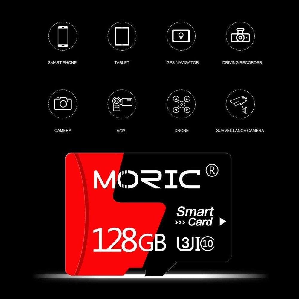 128GB Water-Resistant Micro SD Cards - Compact Storage with Speed & Reliability