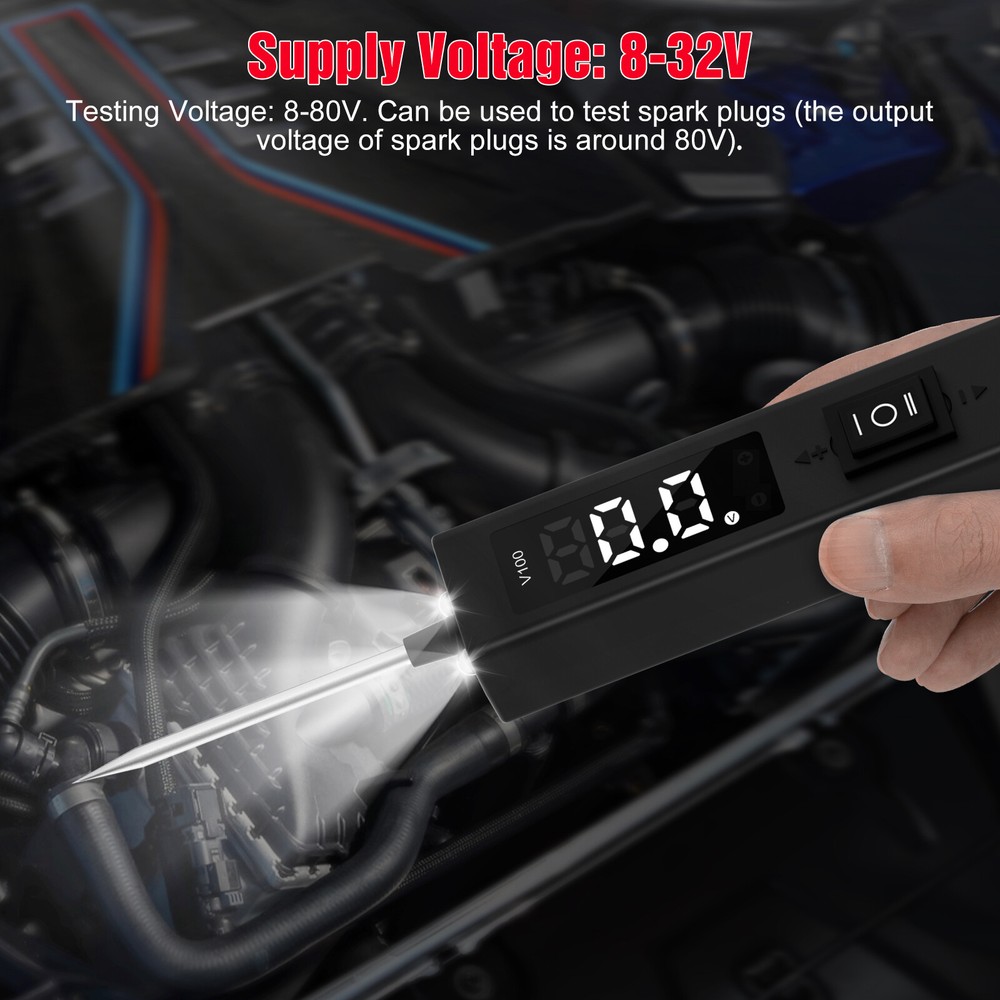 Digital Automotive Car Power Circuit Electrical Tester Probe Test Device SystemS