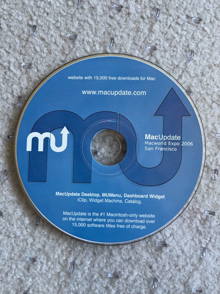 MACUPDATE 2006 CD-- Auto Software Update for  Mac OS X 10.2 - 10.5 (PowerPC)