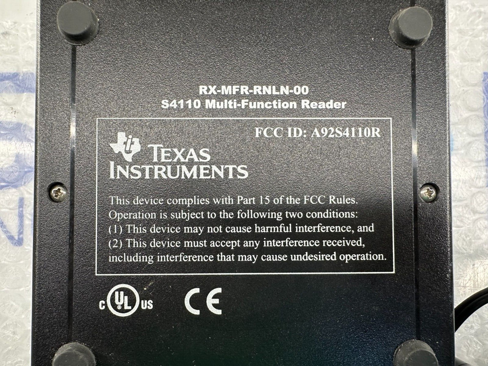 Texas Instruments S4110 Multi-Function Reader RX-MFR-RNLN-00