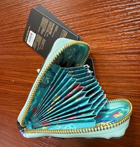 Loungefly 35th Anniversary Life is the Bubbles Accordion Zip Little Mermaid