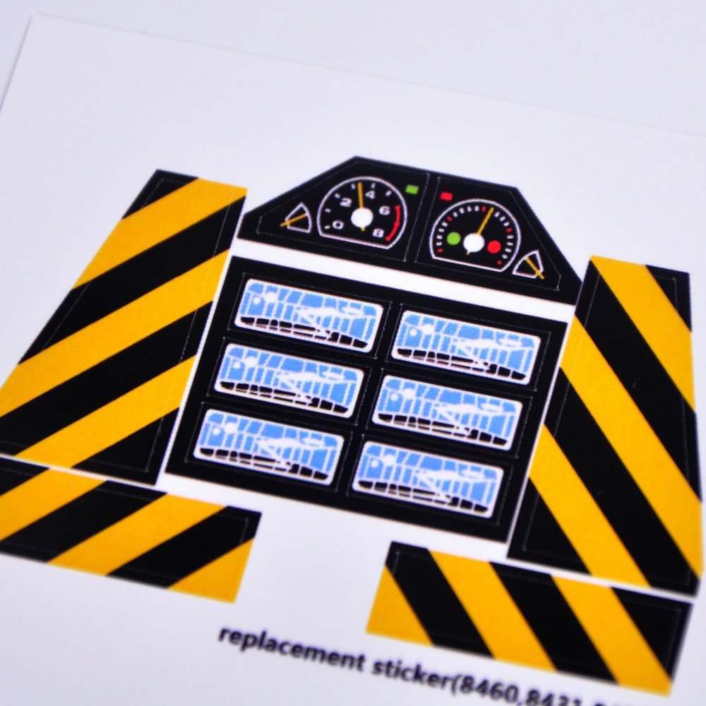 Replacement sticker for set 8460 8431 8438 Precut sticker