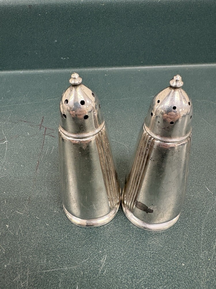 Vintage Silverplate Serving Lot Reed & Barton 1204 Tray Gravy Boat Creamer S & P