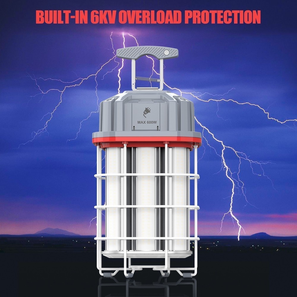22500LM -150W LED Temporary Work Light Linkable Jobsite Constructions Work Lamp