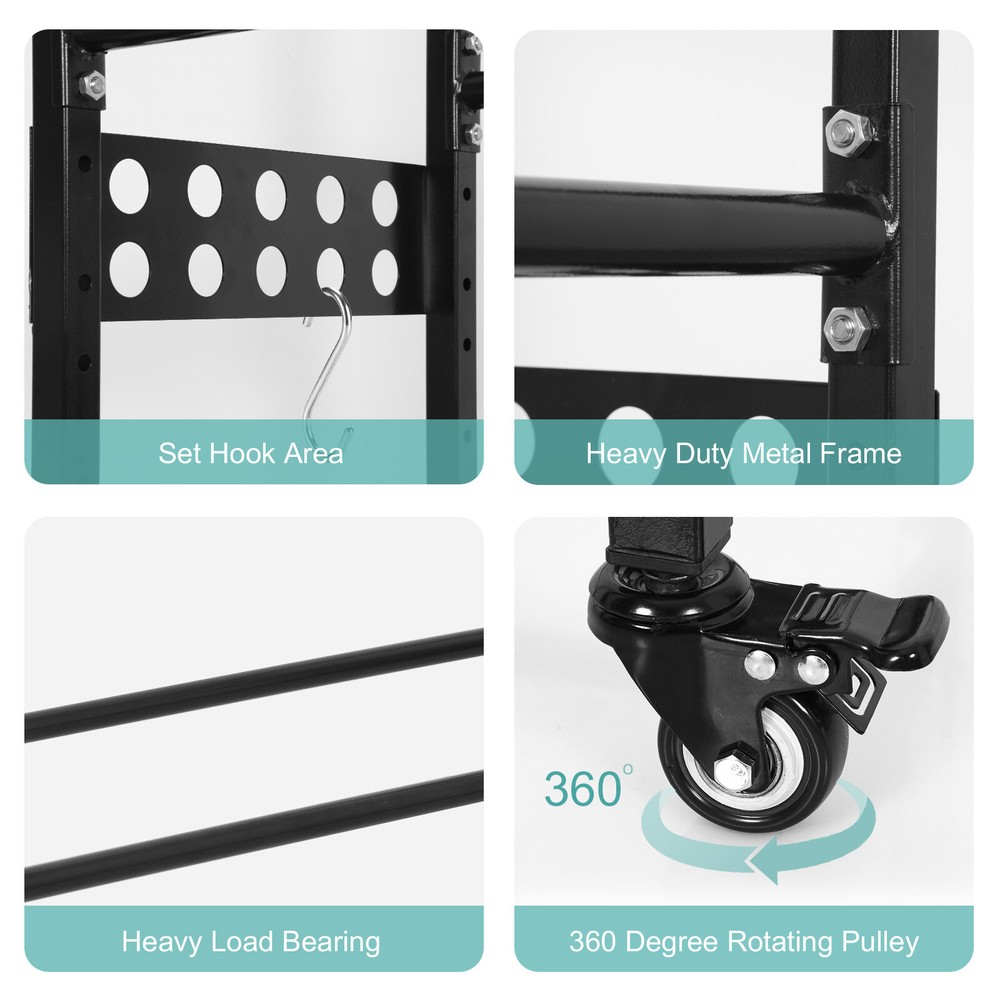 Universal Moveable Tire Garage Storage Rack & Shelving For Basement Workshop