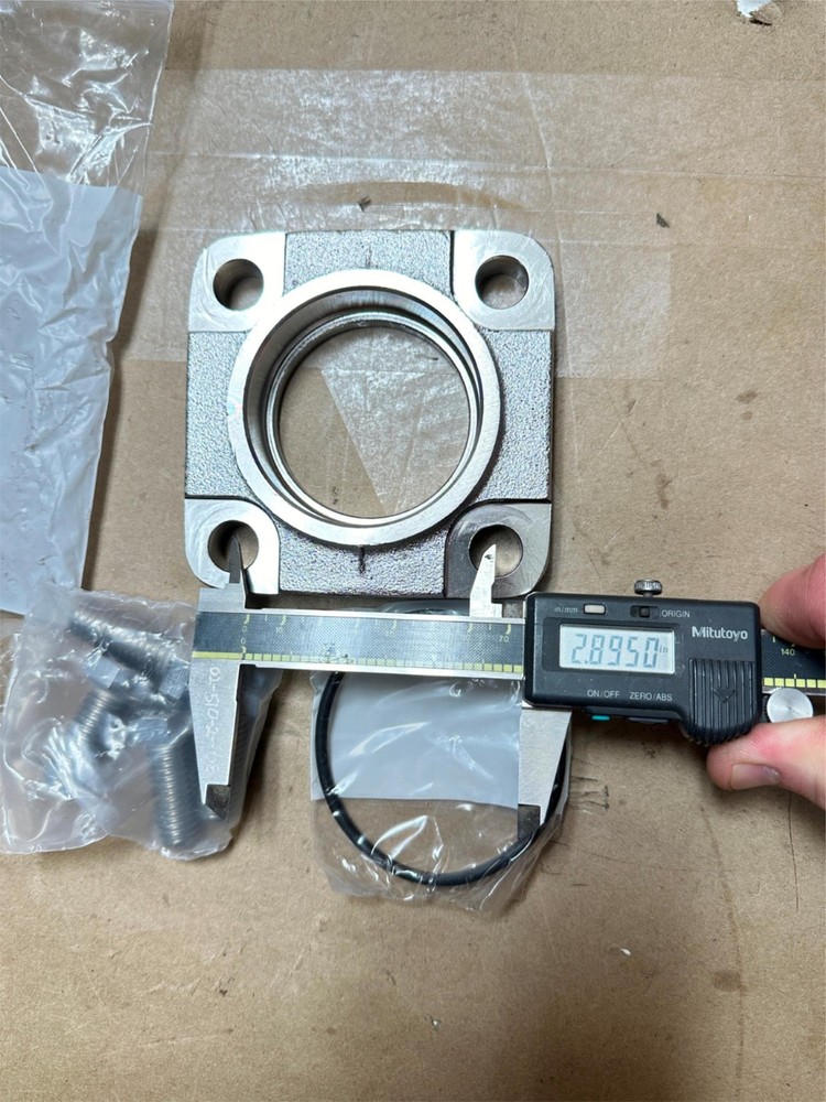 Marshall Socket Weld 2" Type A Excela Adapter Flange Stainless w/ 4 Bolt & ORing