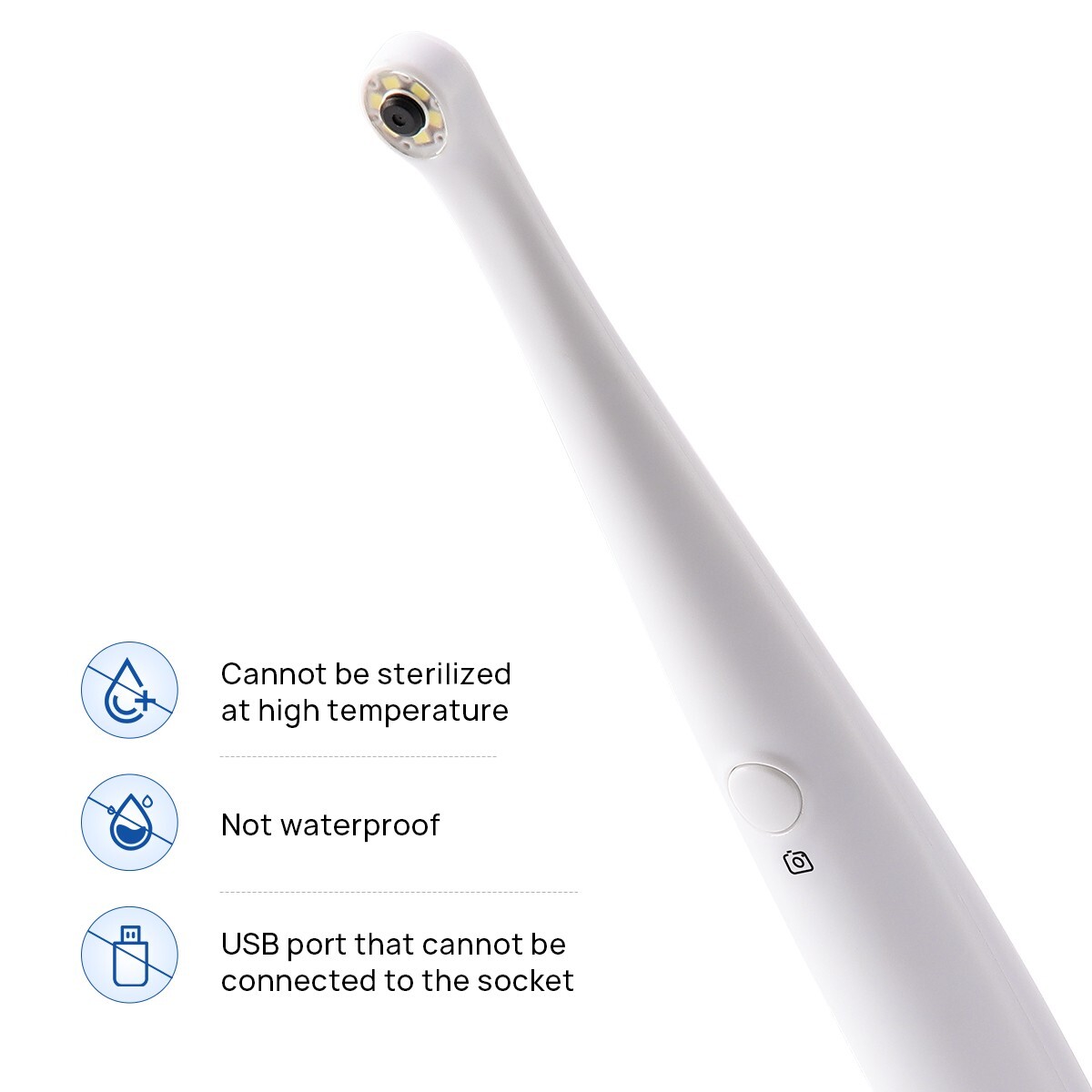 Dental Intraoral Camera USB HD Camera 13.0 Mega Pixels 6 White LED Lights USA