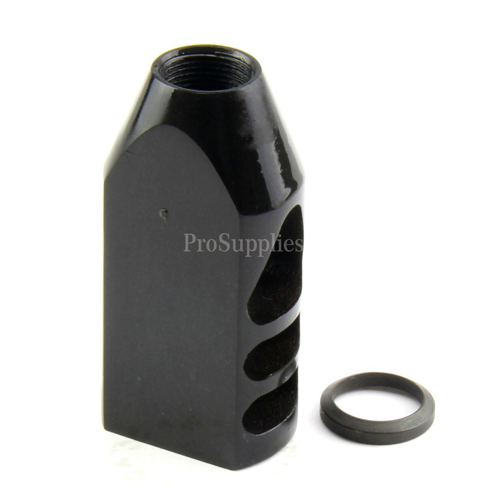 HOT! Tanker Style Muzzle Brake Triangular Baffl 5/8x24 Pitch for .308