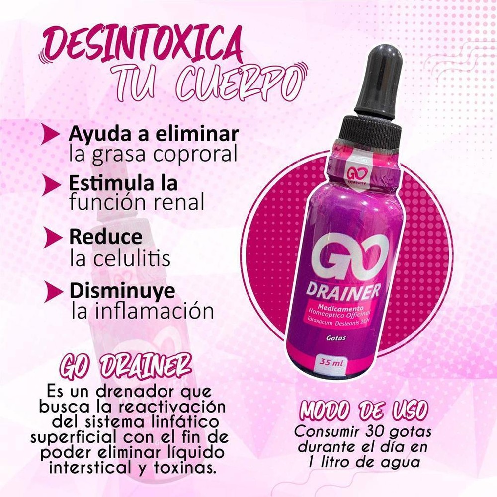 Go Detox fat burner + Go Drainer
