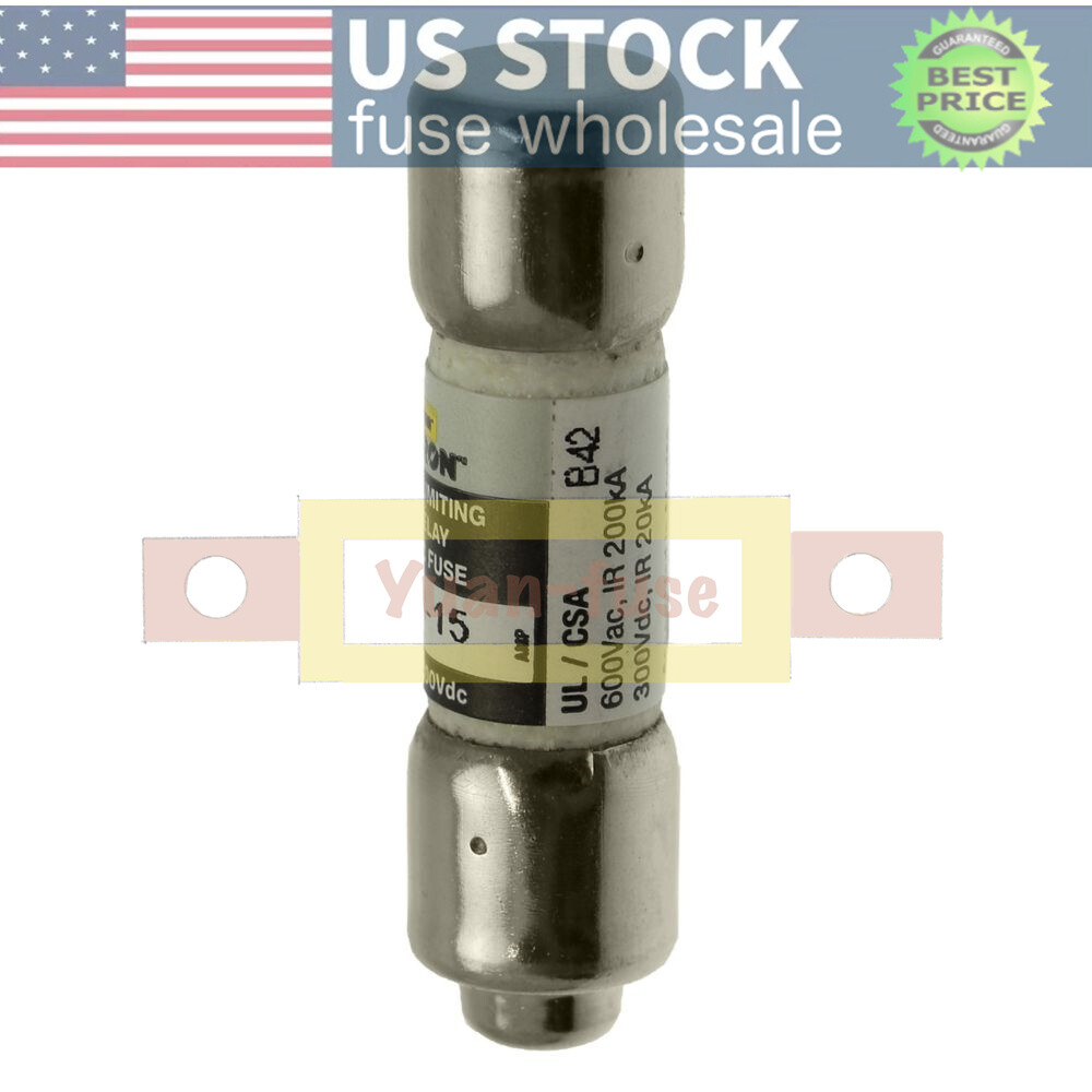 10PCS FNQR15 New Bussmann FNQ-R-15 15A 600Vac Time-delay Fuse Fast Shipment