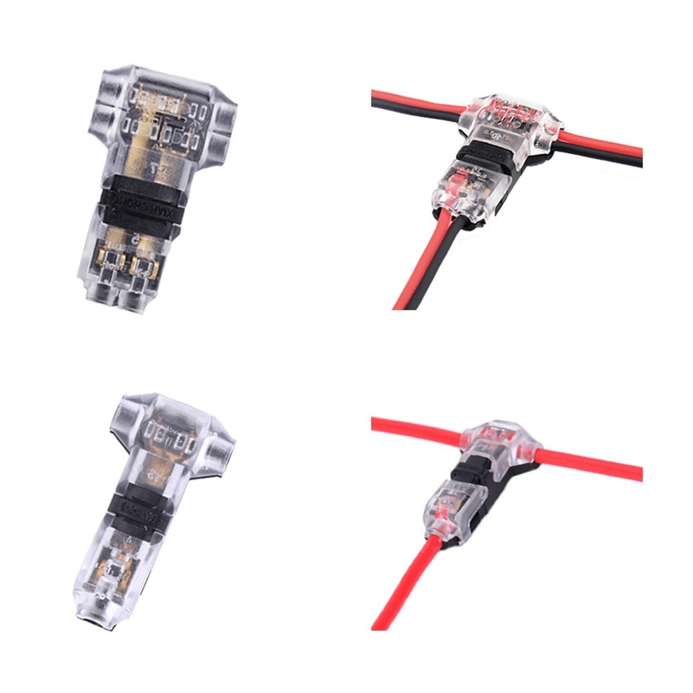 Low Voltage Wire Connectors 24 Pack Combo for Small Wires, No Wire Stripping ...