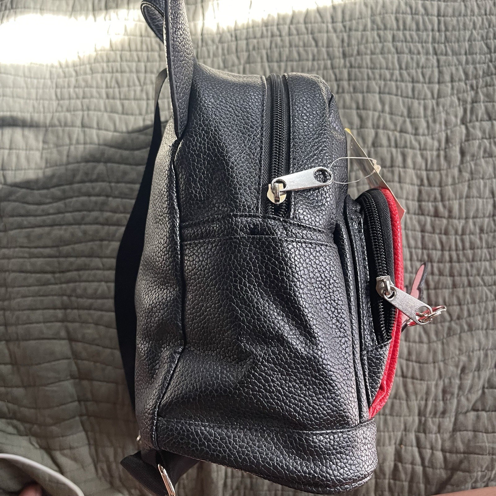 Disney Mickey Mouse Mini Backpack With Ears NWT