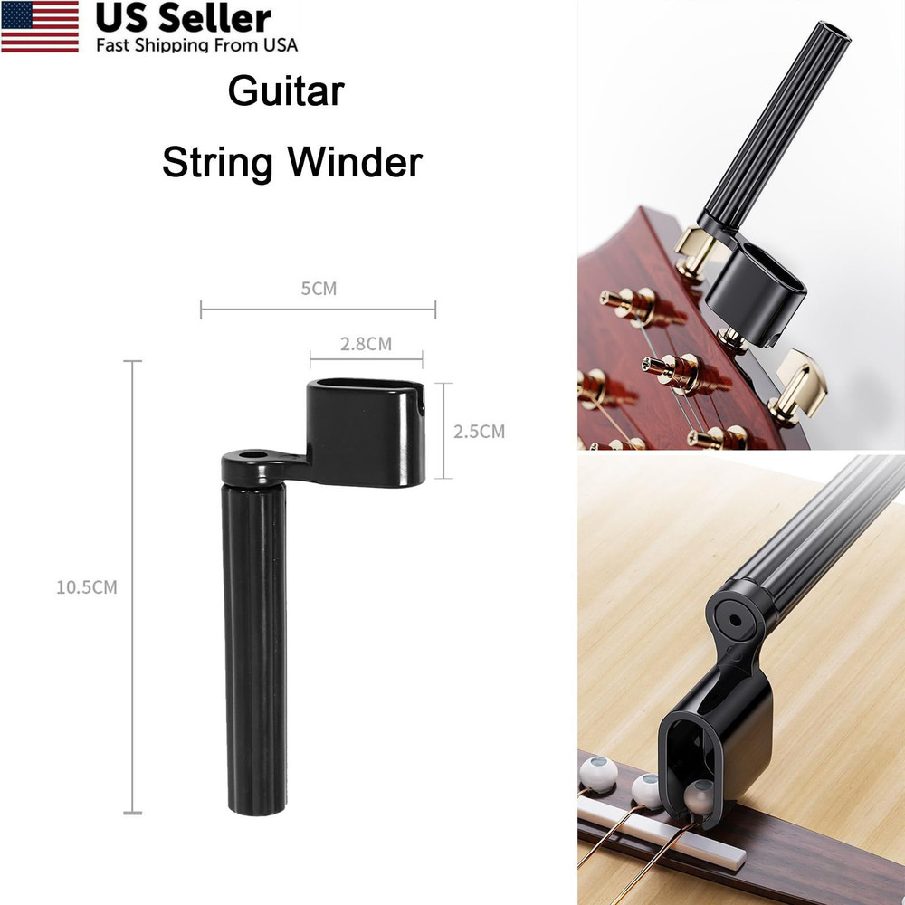 48pc Acoustic Guitar Accessories Kit Strings Picks Capo Tools FROM USA