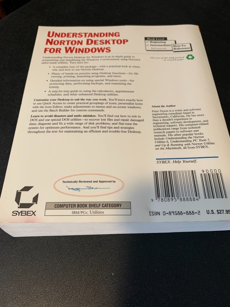 Understanding Norton Desktop for Windows by Peter Dyson (1991, Paperback)