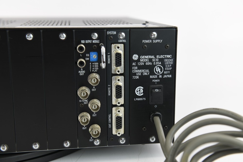 GE System Controller Model SC10 - RGB & Video Input Modules - For Parts