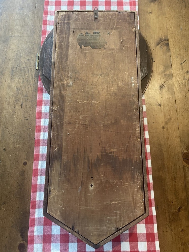 Antique Regulator School Clock