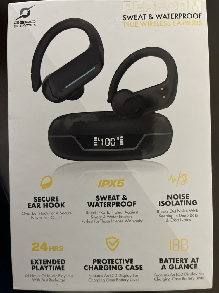 Sweat And Waterproof True Wireless Earbuds