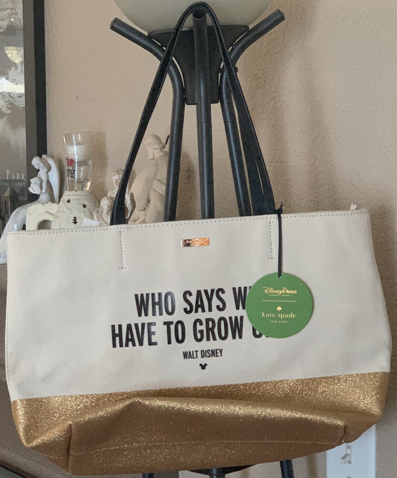 Kate Spade Disney “Who Says We Have To Grow Up?” Tote NWT