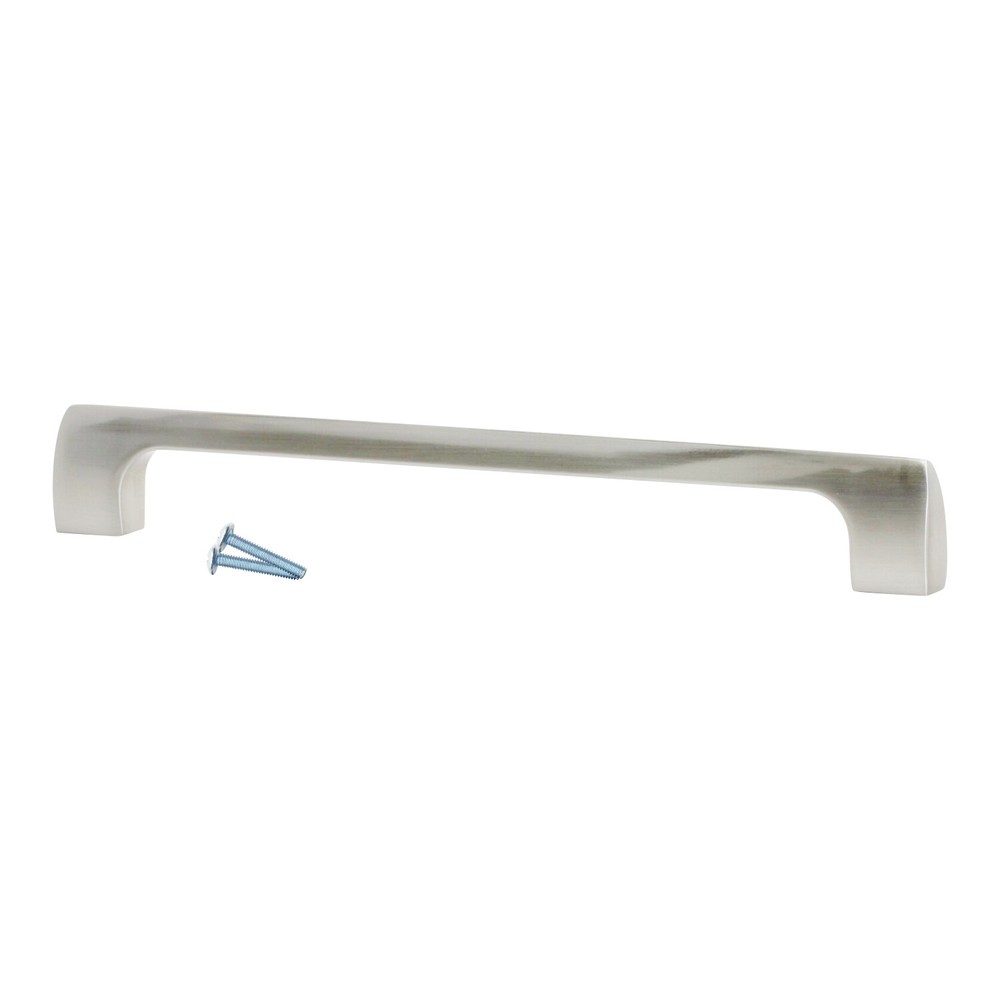5 Pack Modern Point 12-5/8" Brushed Nickel Kitchen Cabinet Pull Handle P418320BN