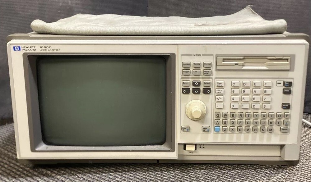 Hewlett Packard 1660C Logic Analyzer Powers On. Read Description !!!!