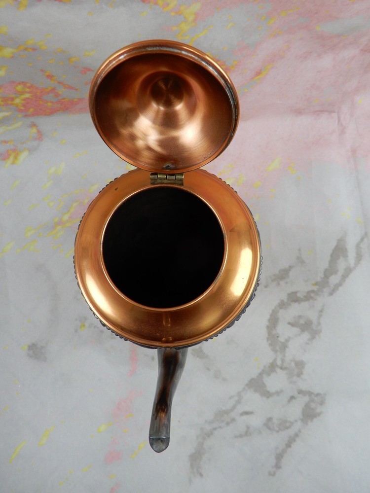 Vintage Sheridan Silver on Copper Coffee Pot