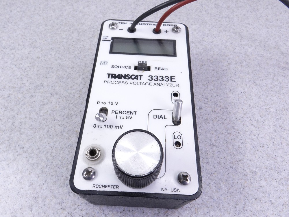 Altek Transcat 3333E Process Voltage Analyzer w/ Leads