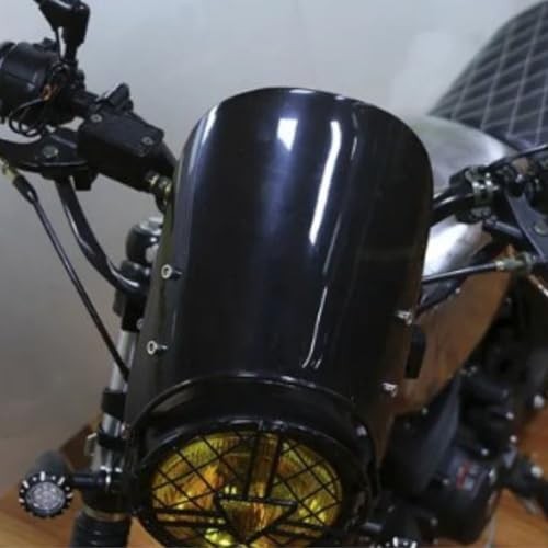 Motorcycle 5-7 Inch Headlights Universal Motorcycle Windscreen Wind Deflector