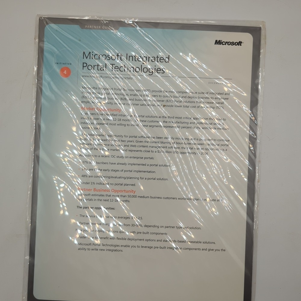 Microsoft Partner Guides 2004-2005 SEALED - CS10