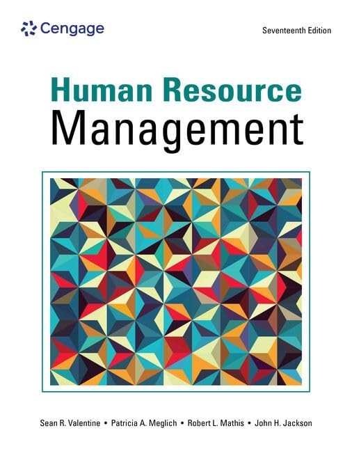 Human Resource Management, Jackson, John - 9780357899281
