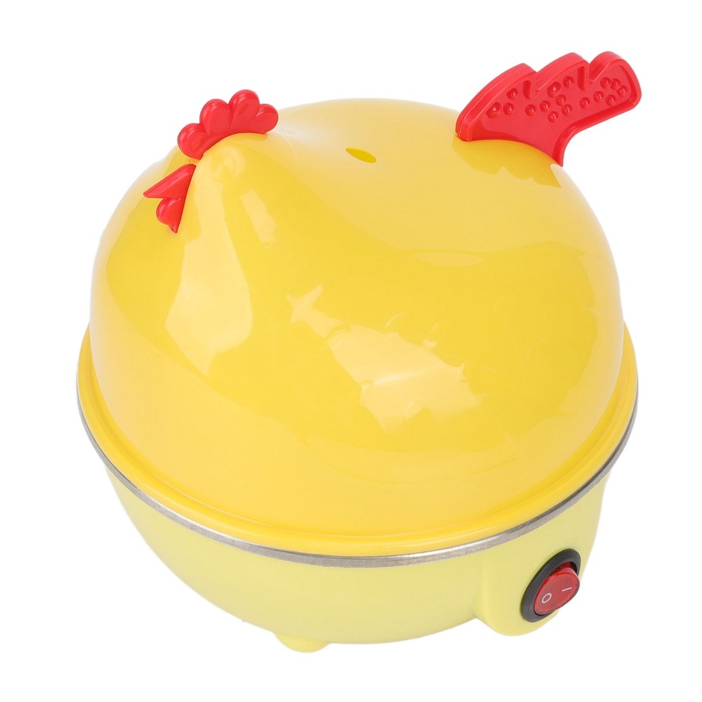 Electric Egg Cooker Multifunction Chicken Shape Rapid Egg Boiler 7 Egg Capacity