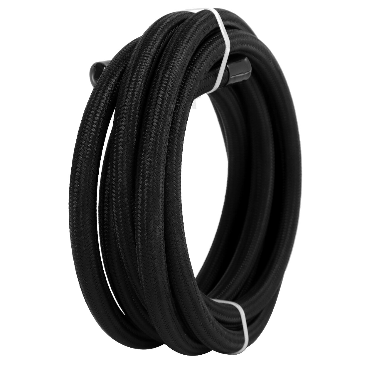 LokoCar PTFE E85 Fuel Line Hose Nylon Braided 6AN 8AN 10AN 3.3FT 10FT 20FT Black