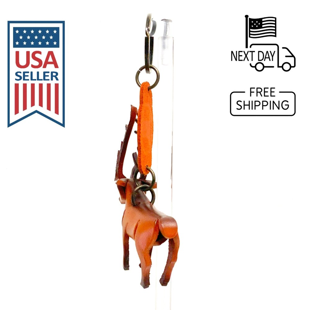 Elk Handmade Leather Keyring