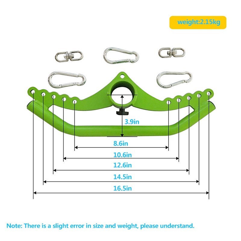 Adjustable Lat Pull Down Bar Cable Machine Landmine Barbell Attachments for Gym