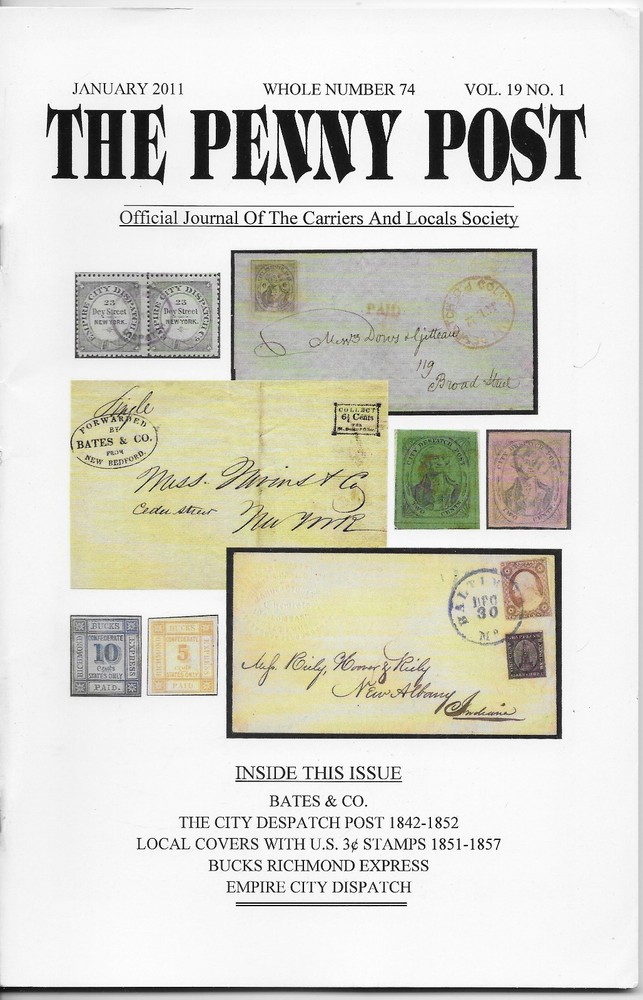 THE PENNY POST - VOLUME 19      NO. 1         JANUARY 2011