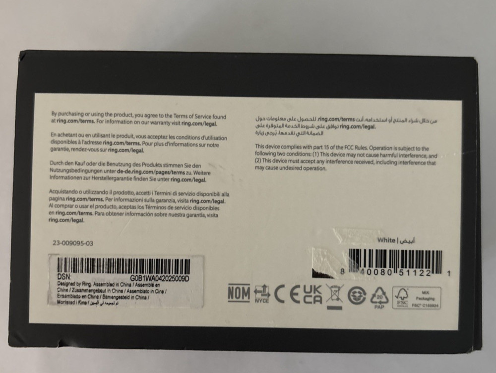 Ring Outdoor Pan-Tilt Camera Mount Only