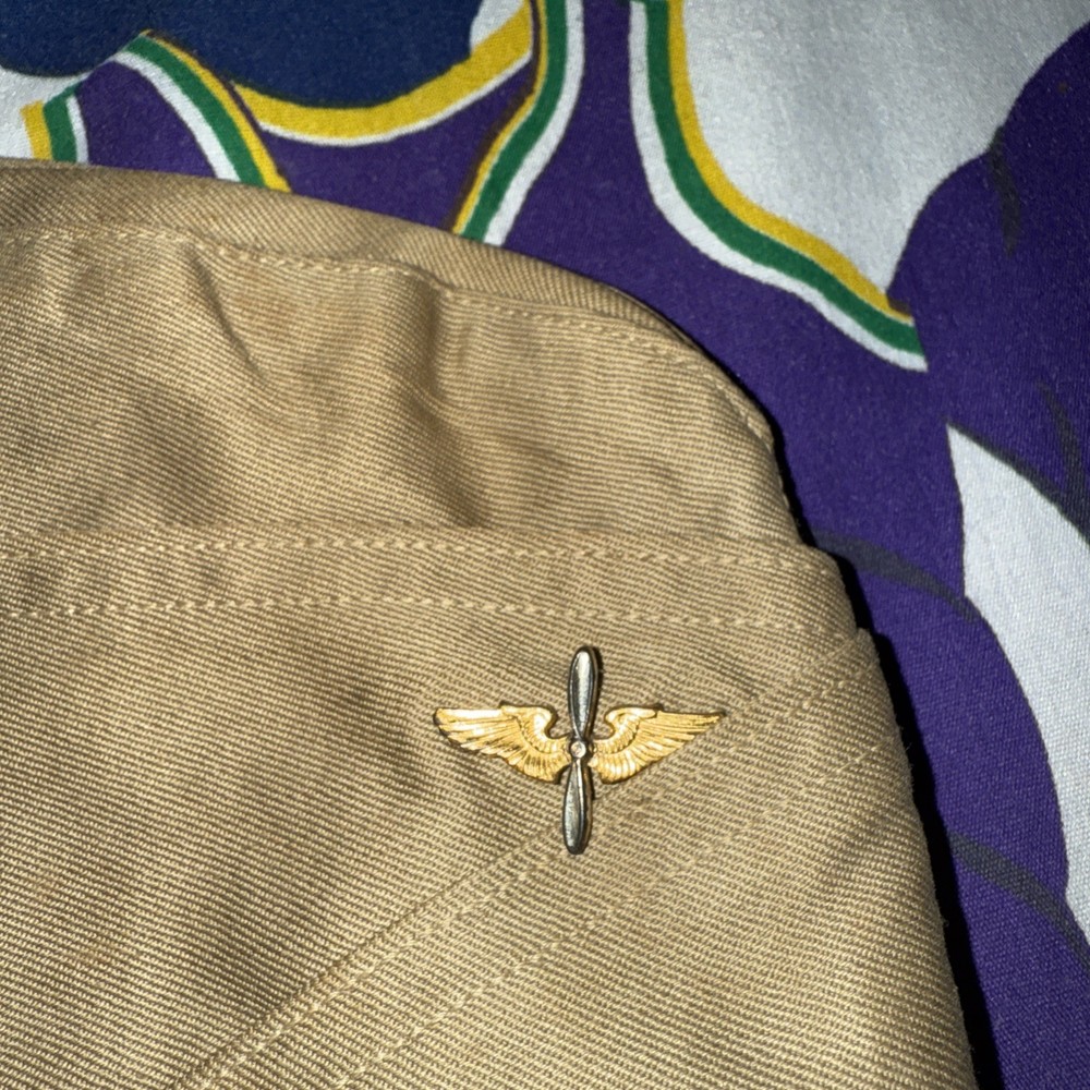 Original WWII U.S. Army Air Corps Air Forces officer & aviation GARRISON HAT CAP