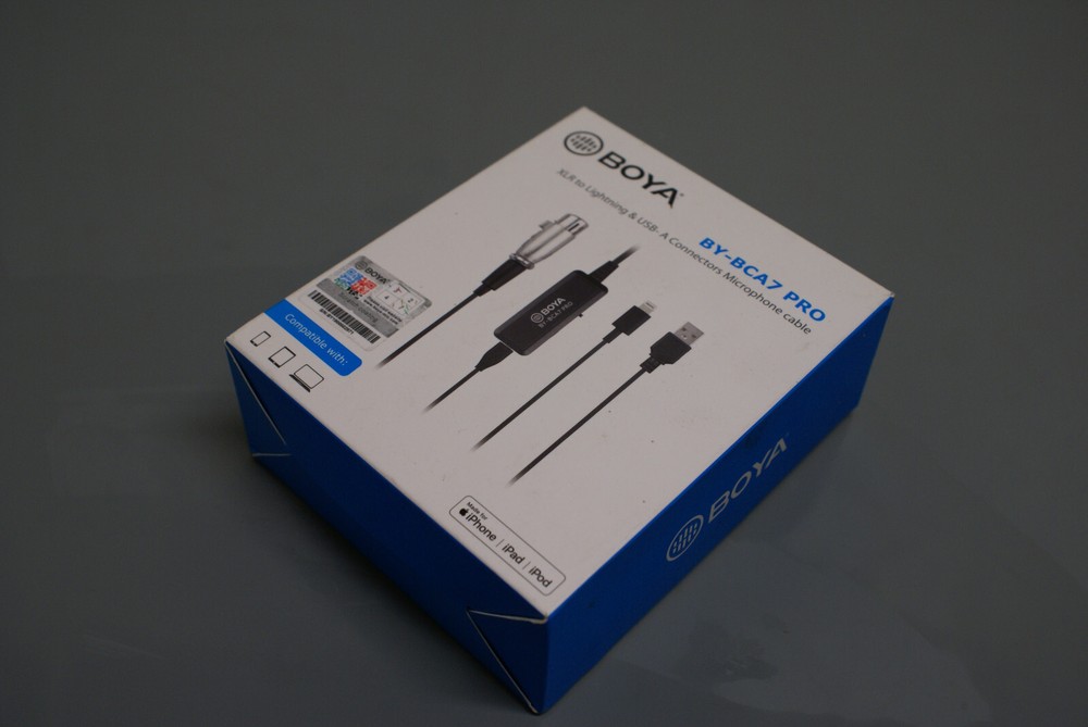 BOYA XLR to Lightning & USB-A Connectors Microphone Cable 1J