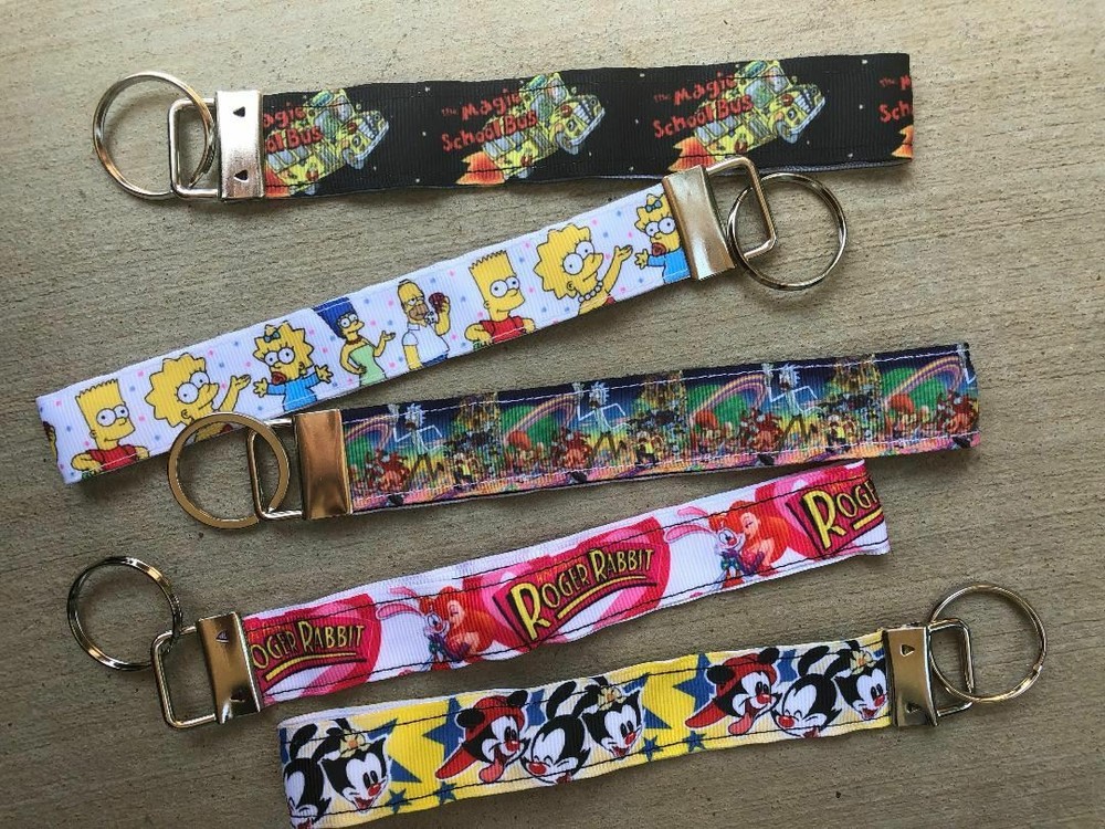 Assorted Cartoon Keychain Lanyards