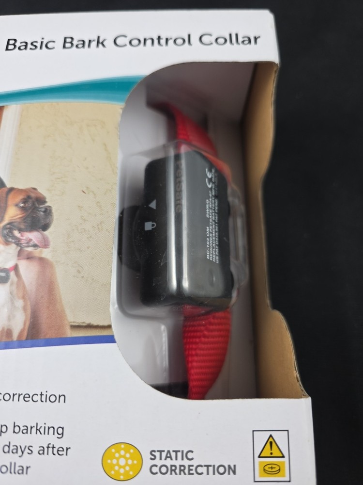 PetSafe PBC-102 Basic Bark Control Collar NEW Factory Sealed Static Correction