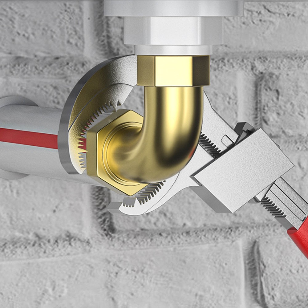 Universal Adjustable Bathroom Wrench Open End Tool Multifunction Repair Spanner