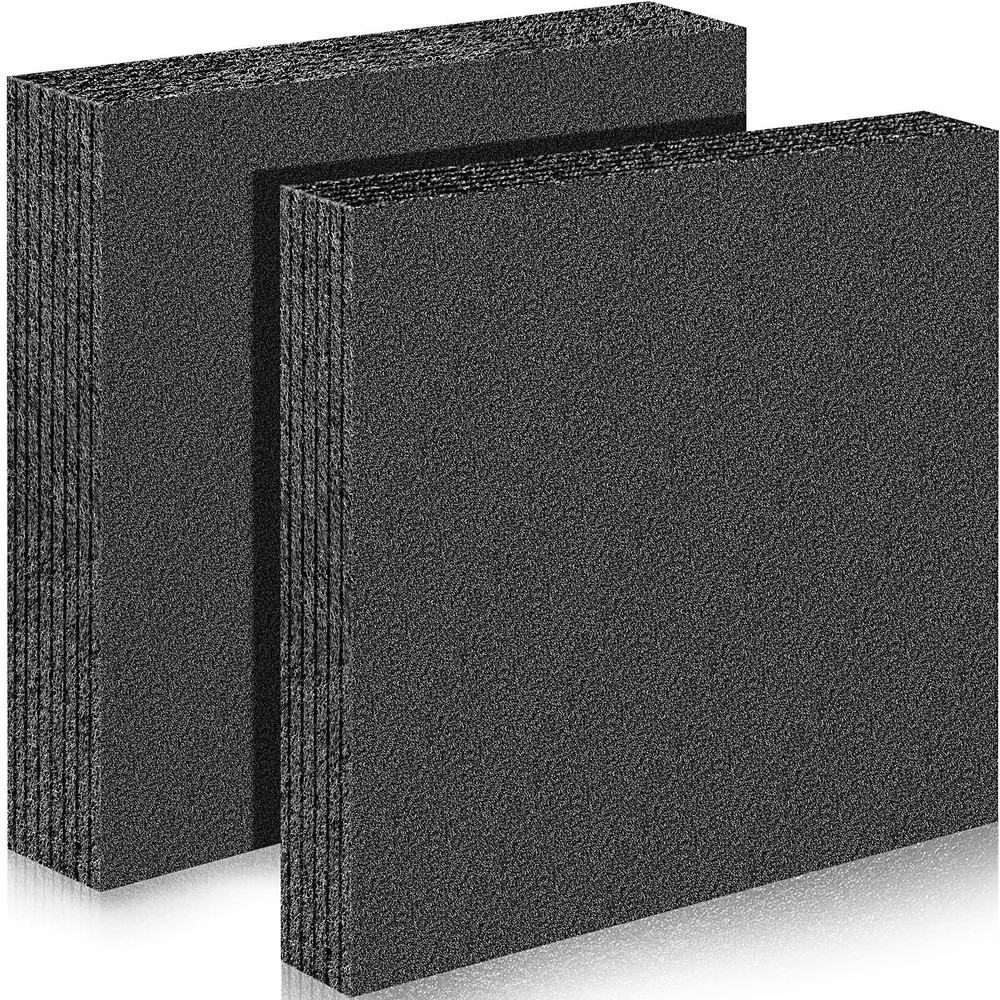 2 Pcs Customizable Polyethylene Foam Packing Foam Insert Sheets Thick Black S...
