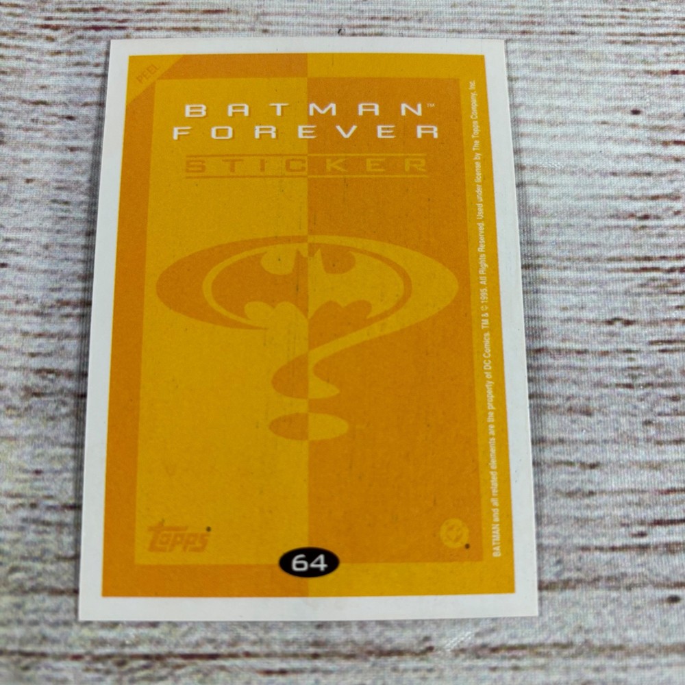 1995 Topps Batman Forever Sticker - #64 Wrist Launcher