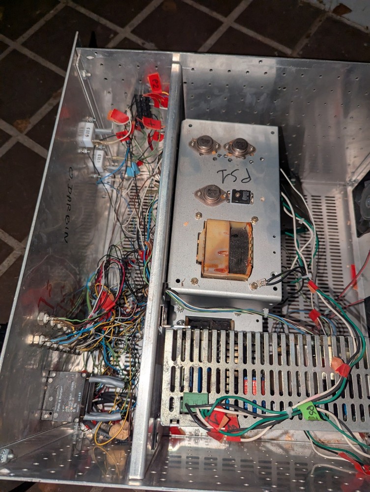 *For Parts* Custom Rackmount Power Supply Amplifier Control Panel Unit