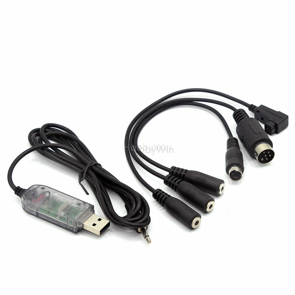 Dynam RC Flight USB Simulator Cable & Dongle Model Airplane Warbird Helicopter