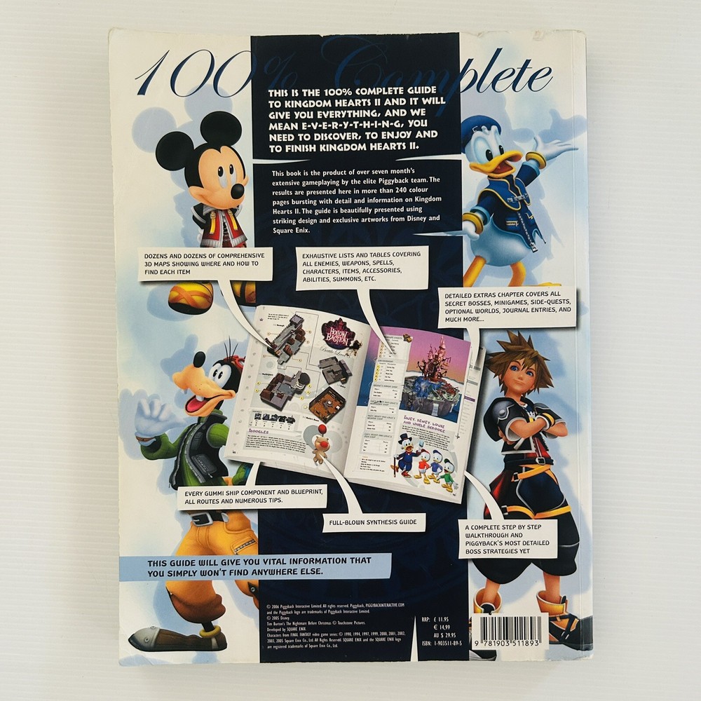 Kingdom Hearts - Complete Strategy Guide Square Enix - Piggyback Interactive